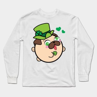 Pug - Saint Patrick's Day - Doopy Long Sleeve T-Shirt